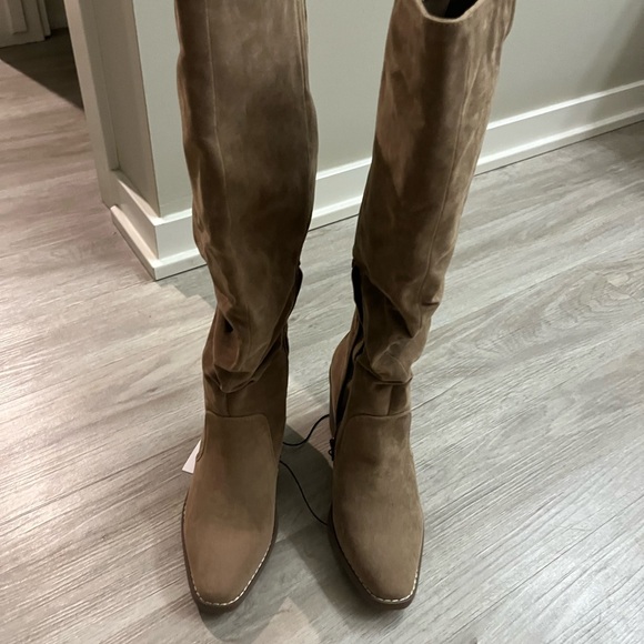 Target Shoes - Suede Cowgirl Boots, women’s Size 7, NWT